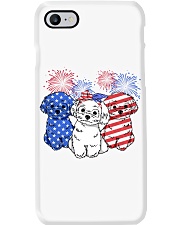 American Maltese Dog Phone Case tile