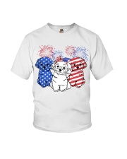 American Maltese Dog Youth T-Shirt tile