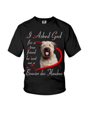 He Sent - Bouvier des Flandres Youth T-Shirt tile