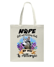 Allergic - Alaskan Klee Kai Tote Bag tile