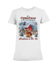 Christmas Air - Norfolk Terrier Premium Fit Ladies Tee tile