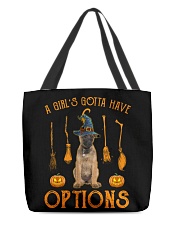 Options - Belgian Shepherd All-Over Tote tile