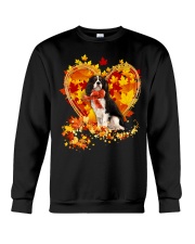 Autumn Leaf - Cavalier King Charles Spaniel 3 Crewneck Sweatshirt tile