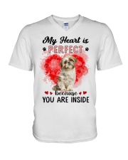 Perfect - Shih Tzu 2 V-Neck T-Shirt tile