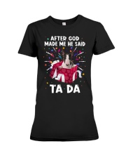 God Said - Bull Terrier Premium Fit Ladies Tee tile