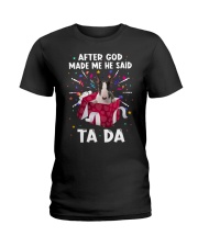 God Said - Bull Terrier Ladies T-Shirt tile