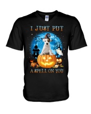 Spell - Parson Russell Terrier V-Neck T-Shirt tile