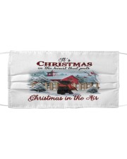 Christmas Air - BLACK Labradoodle Mask tile