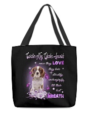 Last Breath - Cavalier King Charles Spaniel 2 All-Over Tote tile