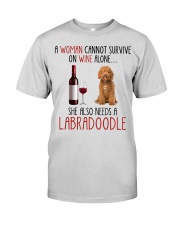 She Also Needs Labradoodle Premium Fit Mens Tee tile