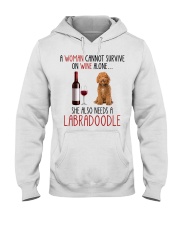 She Also Needs Labradoodle Hooded Sweatshirt tile