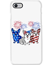 American Firework - Corgi Phone Case tile