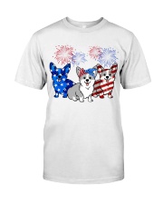 American Firework - Corgi Classic T-Shirt front