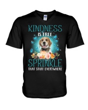 Sprinkle - LEMON Beagle V-Neck T-Shirt tile