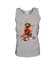 Autumn Leaves Chesapeake Bay Retriever Unisex Tank tile
