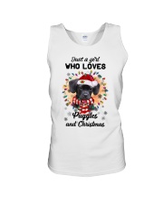 Christmas Girl - Puggle 2 Unisex Tank tile