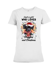 Christmas Girl - Puggle 2 Premium Fit Ladies Tee tile