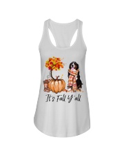 It is Fall - Bernese Mountain Dog Ladies Flowy Tank tile