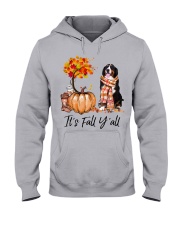 It is Fall - Bernese Mountain Dog Hooded Sweatshirt front