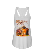 Fall Leaf - Leonberger Ladies Flowy Tank tile