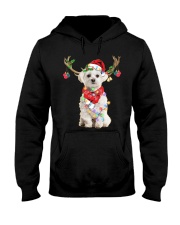 Reindeer - Maltese 2 Hooded Sweatshirt tile