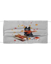 Autumn Leaves BLACK German Shepherd Mask tile