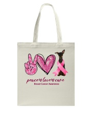 Cure - Miniature Pinscher 2 Tote Bag tile