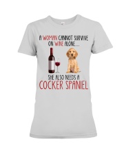 She Also Needs - Cocker Spaniel Premium Fit Ladies Tee tile