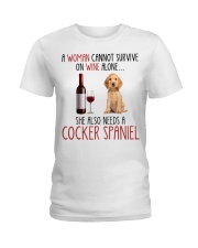 She Also Needs - Cocker Spaniel Ladies T-Shirt tile
