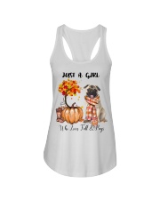Fall And - Pug Ladies Flowy Tank tile