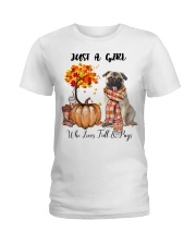 Fall And - Pug Ladies T-Shirt tile