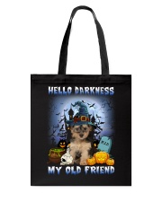 Hello Darkness - Yorkipoo Tote Bag tile