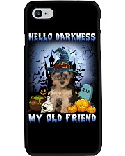 Hello Darkness - Yorkipoo Phone Case tile