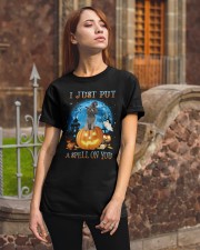 Spell - SILVER Miniature Poodle Classic T-Shirt apparel-classic-tshirt-lifestyle-06