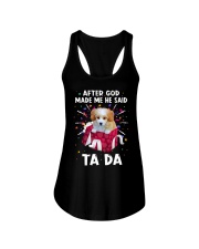 God Said - Shih-Poo Ladies Flowy Tank tile