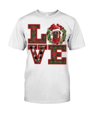 Christmas Love - English Mastiff 1 Classic T-Shirt tile
