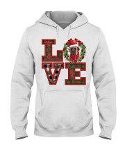 Christmas Love - English Mastiff 1 Hooded Sweatshirt front