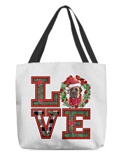 Christmas Love - English Mastiff 1 All-Over Tote tile