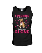 Cancer Alone - Pitbull Boxer Mix Unisex Tank tile
