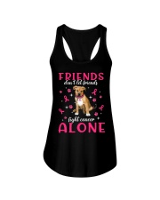 Cancer Alone - Pitbull Boxer Mix Ladies Flowy Tank tile
