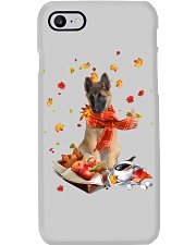 Autumn Leaves Belgian Tervuren Phone Case tile