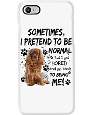 Sometimes - Cavalier King Charles Spaniel 4 Phone Case tile