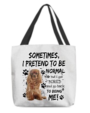 Sometimes - Cavalier King Charles Spaniel 4 All-Over Tote tile