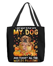 Forget Problems - Puggle All-Over Tote tile