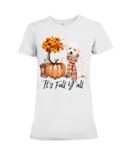 It is Fall - Maltipoo 1 Premium Fit Ladies Tee tile