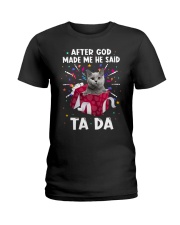 God Said - Cat 4 Ladies T-Shirt tile
