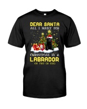 Dear Santa - BLACK Labrador Pup Premium Fit Mens Tee tile
