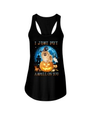 Spell - TAN Pekingese Ladies Flowy Tank tile