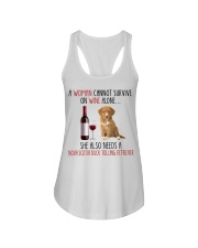 She Also Needs Nova Scotia Duck Tolling Retriever Ladies Flowy Tank tile
