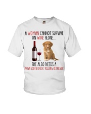 She Also Needs Nova Scotia Duck Tolling Retriever Youth T-Shirt tile